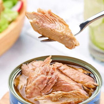 Tuna kosher a rayas halal trozo enlatado en aceite